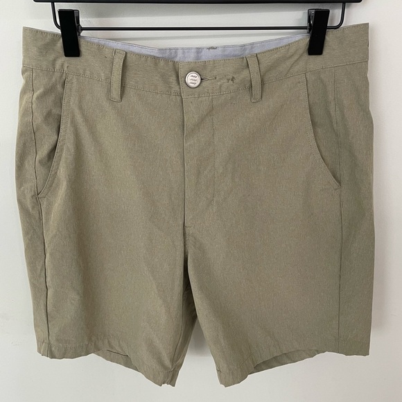 Free Fly Mens Quick Dry Flat Front Outdoor Shorts 7" Size 30 Gorpcore Casual. 15 - Picture 1 of 5
